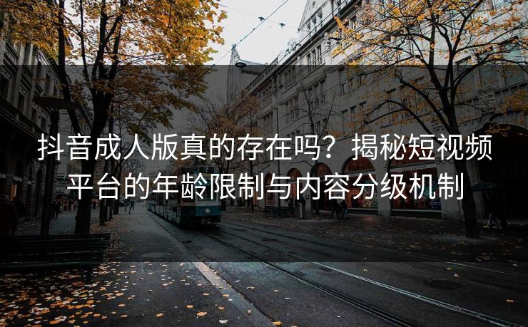 抖音成人版真的存在吗？揭秘短视频平台的年龄限制与内容分级机制